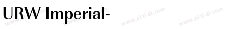 URW Imperial字体转换 URW Imperial字体转换